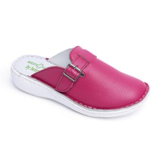 Saboti de piele Medline 127 pink