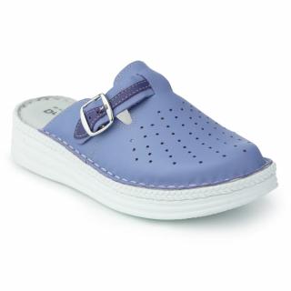 Saboti piele naturala 4010 lila