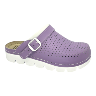 Saboti piele naturala Dr.Feet 9014 lila