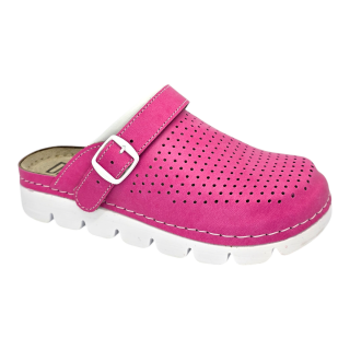 Saboti piele naturala Dr.Feet 9014 pink