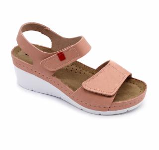 Sandale confort Leon 1080 rose