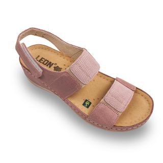 Sandale confortabile Leon 945 Rose