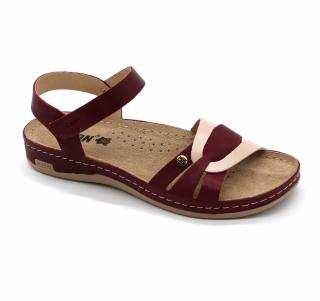 Sandale confortabile Leon 961 bordo