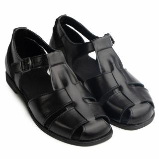 Sandale piele naturala 033 negru