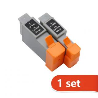 Canon bci-21   bci-24 ( bk + col ) set cartuse compatibile