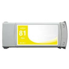 Hp 81   c4933a ( y ) cartus compatibil