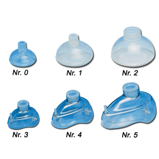 Masca de fata autoclavabila 134  C, resuscitare, din silicon, 6 modele