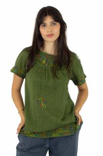 Bluza din bumbac cu broderie - Color combo 5
