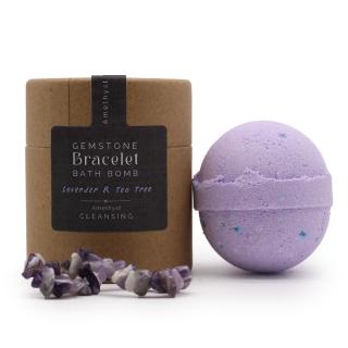 Bomba Spumanta de Baie cu Bratara Ametist -Lavander  Tea Tree
