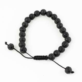Bratara Old Rudraksha - Negru