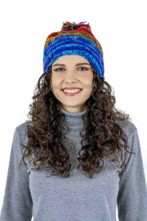 Caciula din lana cu mot - Multicolor 2