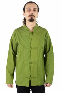 Camasa cu nod chinezesc - Chinese knot shirt - Verde