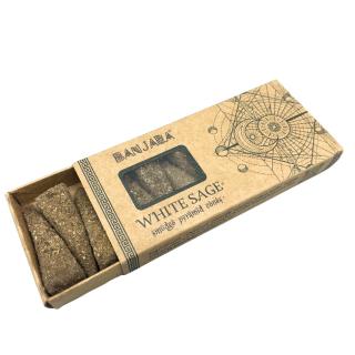 Conuri (10buc.) Parfumate Premium Banjara - Salvie Alba