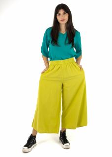 Pantaloni Culottes - Lime