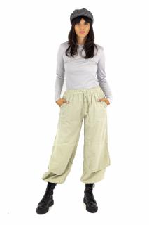 Pantaloni Indi intr-o culoare - Sage