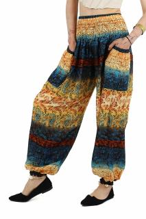 Pantaloni Jasmine cu print all over - Multicolor 4