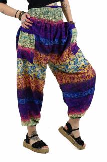 Pantaloni Jasmine cu print all over - Multicolor 5