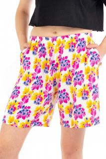 Pantaloni scurti - Painted Flowers(L XL)