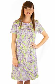 Rochie cu print digital floral - Lavanda