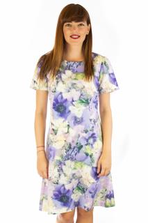 Rochie cu print digital floral - Zambile