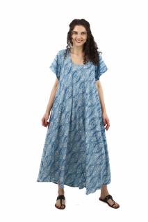 Rochie lunga cu buzunare si decolteu rotund - Model 14