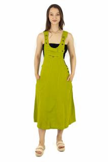 Rochie sarafan dama lunga - Lime