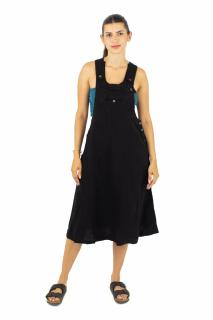 Rochie sarafan dama lunga - Negru