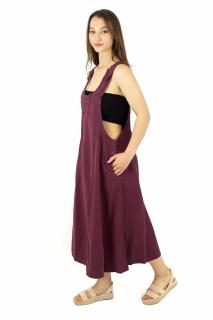 Rochie sarafan dama lunga - Wine