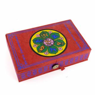 Set Altar Portabil cu Accesorii pentru Fumigatie, Statuie Buddha si Steaguri de Rugaciune - Model 5