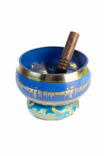 Singing Bowl cu simboluri tibetane - Marime Mare 17 cm  - Model 17