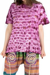 Tricou Tie-Dye - Roz - Model 11(L)