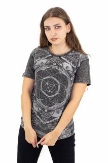 Tricou unisex cu print abstract