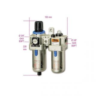 Regulator de presiune cu filtru manometru si ungator, 3/8", 1350 l/ min