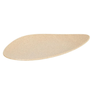 Farfurie intinsa ceramica 35 cm VILLARTE TETRIS TRF 35, asimetrica, crem