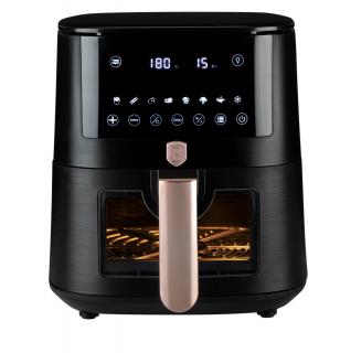 Friteuza aer cald, capacitate mare 8 l Airfryer Black Rose Berlinger Haus BH 9604