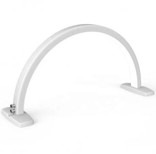 Lampa cu banda led, 30 inch, semiluna, moonlight, pentru salon manichiura - alba - Mdey Light