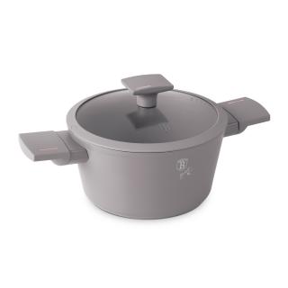 Oala cu capac 20 cm Taupe Berlinger Haus BH 8100, gri, strat titan