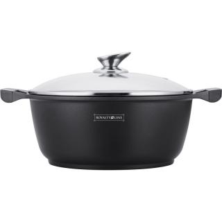 Oala Marmorata cu capac 34cm,  9.9 litri BS34ML Royalty Line
