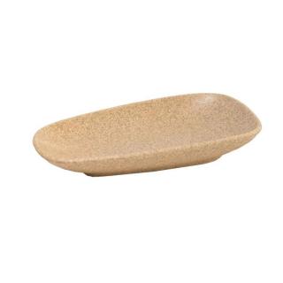 Platou ceramica 21 cm VILLARTE TETRIS TRP 21, asimetric, crem