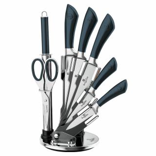 RESIGILAT - Set cutite inox 8 piese, Metallic Line Aquamarine Edition Berlinger Haus , BH 2415