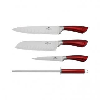 Set de cutite 4 piese Burgundy Line Berlinger Haus BH 2011