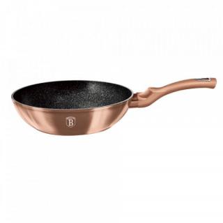 Tigaie marmorata wok 30 cm Rose Gold Berlinger Haus BH 6171