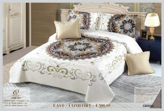 Cuvertura Matlasata din Catifea, 3D cu 5 Piese-D3473