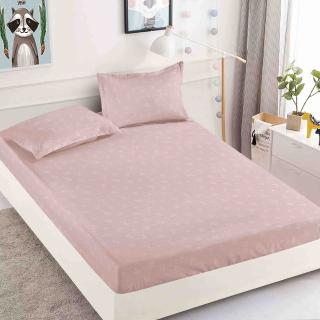 Husa de Pat cu Elastic, Din Finet, 180x200cm+2 fete de perna, Floricele-C7537
