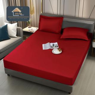 Husa de Pat cu Elastic, Impermeabila, 160x200cm+2 fete de perna, Rosu-C7228