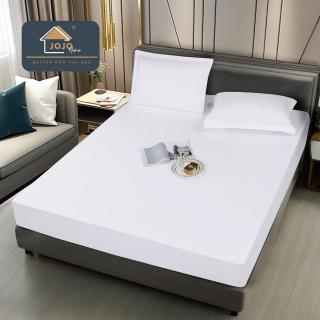Husa de Pat cu Elastic, Impermeabila, 180x200cm+2 fete de perna, Alb-C7233