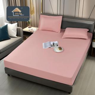 Husa de Pat cu Elastic, Impermeabila, 180x200cm+2 fete de perna, Roz-C7231