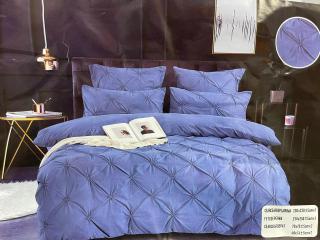 Lenjerie Bumbac Premium 6 Piese, Bleu-Y4075