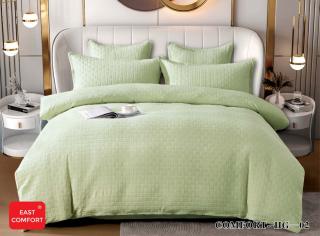 Lenjerie Bumbac Tricotat de Lux, 6 Piese, Verde Uni-D5983