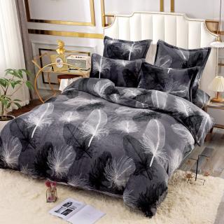 Lenjerie Cocolino 6 Piese, Gri cu Pene-C3147